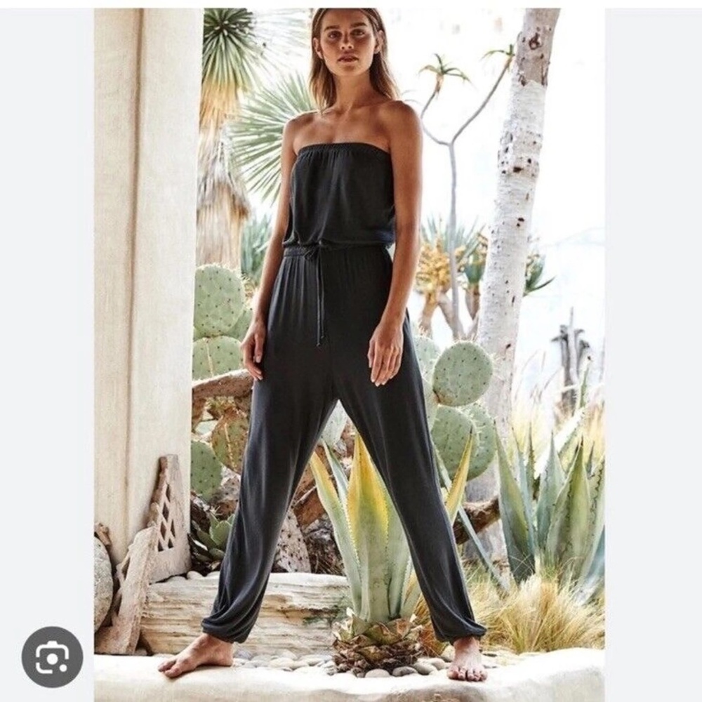 Spiritual Gangster Strapless Haren Jumpsuit XL